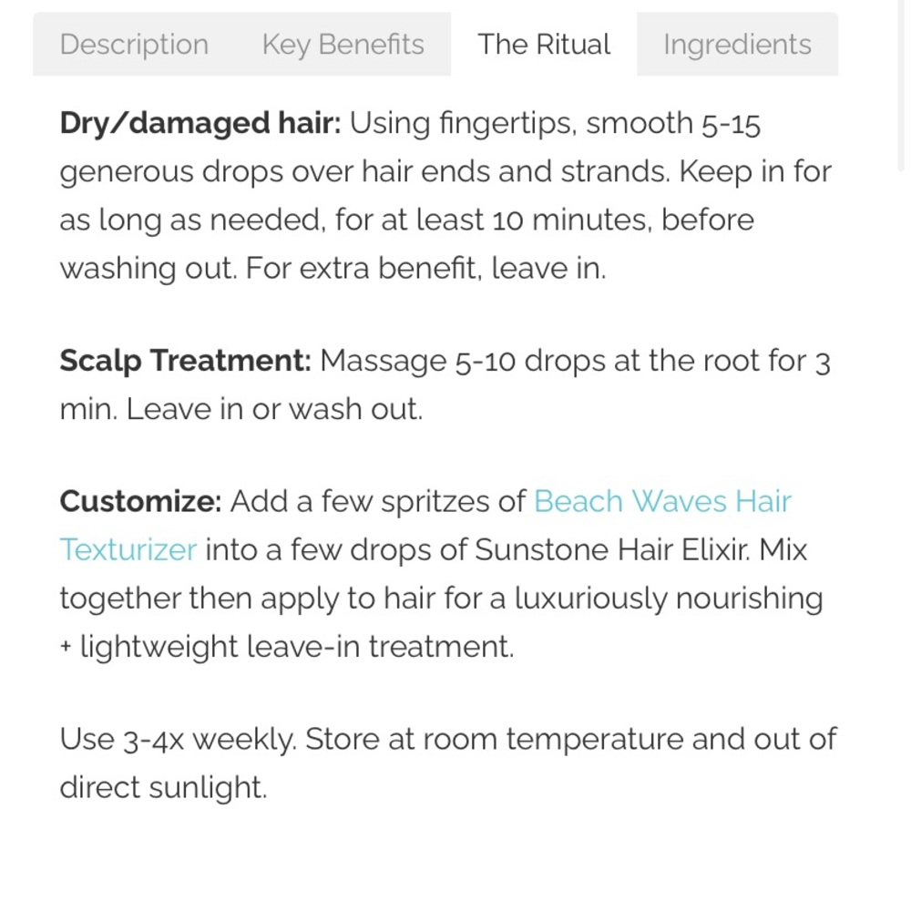 HOST PICK!! Sunstone Hair Elixir 🌞 - Picture 4 of 8